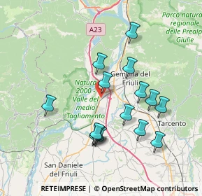 Mappa Via Brigata Re, 33010 Osoppo UD, Italia (6.962)