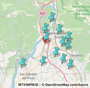 Mappa Via Brigata Re, 33010 Osoppo UD, Italia (6.88)