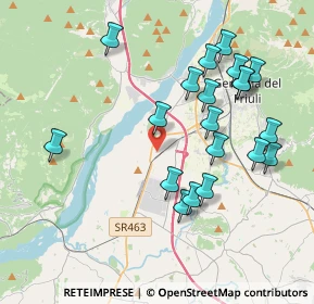 Mappa Via Brigata Re, 33010 Osoppo UD, Italia (3.9655)