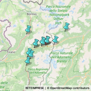 Mappa Via Fiume, 25056 Ponte di Legno BS, Italia (9.715)