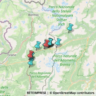 Mappa Via Fiume, 25056 Ponte di Legno BS, Italia (8.13692)