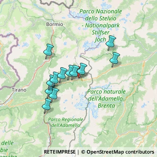 Mappa Via Fiume, 25056 Ponte di Legno BS, Italia (11.96167)