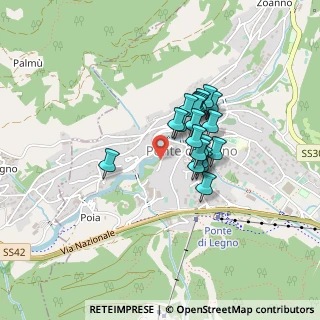 Mappa Via Fiume, 25056 Ponte di Legno BS, Italia (0.2915)