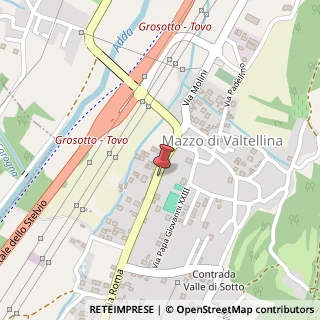 Mappa Via Roma, 16, 23030 Mazzo di Valtellina, Sondrio (Lombardia)