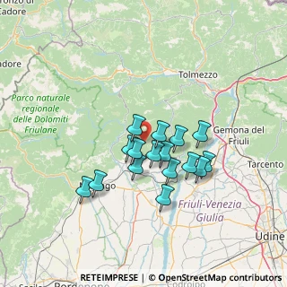 Mappa SP57, 33090 Tramonti di sotto PN, Italia (10.8225)