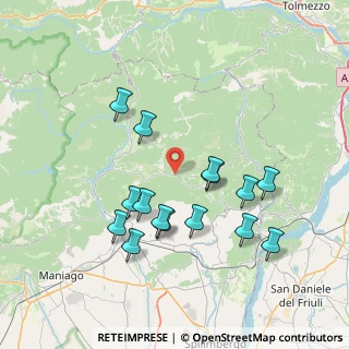 Mappa SP57, 33090 Tramonti di sotto PN, Italia (7.19933)