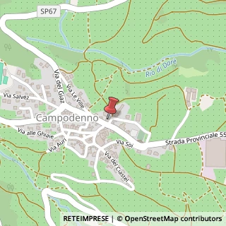 Mappa Via San Maurizio, 3, 38010 Campodenno, Trento (Trentino-Alto Adige)