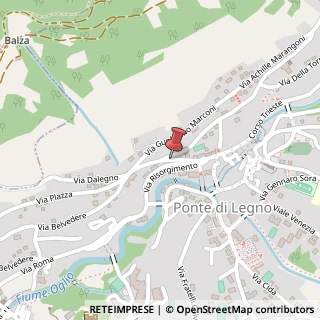 Mappa Via Giovannina Bulferi, 10, 25056 Ponte di Legno, Brescia (Lombardia)