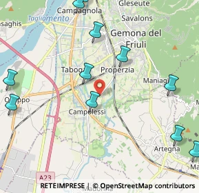 Mappa Via Campo, 33013 Gemona del Friuli UD, Italia (2.65727)