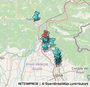 Mappa Via Campo, 33013 Gemona del Friuli UD, Italia (8.9725)