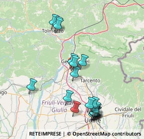 Mappa Via Campo, 33013 Gemona del Friuli UD, Italia (17.3025)