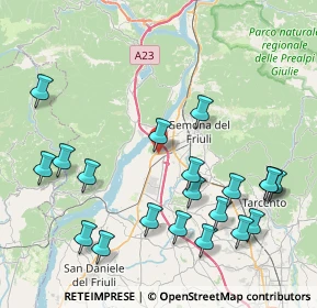 Mappa Via Giacomo Matteotti, 33010 Osoppo UD, Italia (9.337)