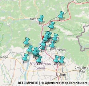 Mappa Via Giacomo Matteotti, 33010 Osoppo UD, Italia (10.83105)