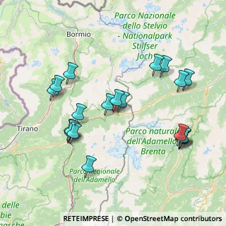 Mappa Via F.lli Calvi, 25056 Ponte di Legno BS, Italia (16.066)