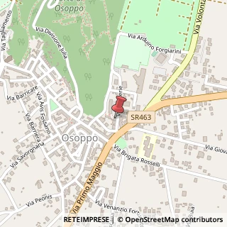 Mappa Via Batterie, 15, 33010 Osoppo, Udine (Friuli-Venezia Giulia)