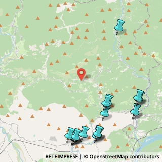 Mappa Via della Sorgente, 33090 Clauzetto PN, Italia (6.214)