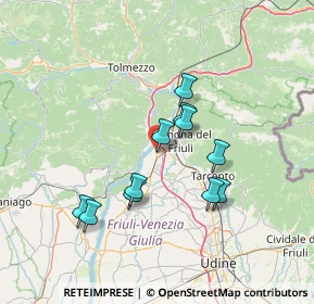 Mappa Via Paolo Diacono, 33010 Osoppo UD, Italia (11.90364)