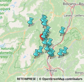 Mappa Via Loze, 38010 Campodenno TN, Italia (9.93722)