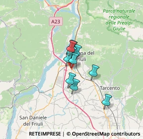 Mappa Via San Marco, 33013 Gemona del Friuli UD, Italia (3.48818)