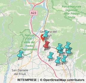 Mappa Via San Marco, 33013 Gemona del Friuli UD, Italia (7.25091)