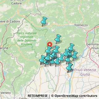 Mappa SP di Chievolis, 33090 Tramonti di sotto PN, Italia (12.0215)