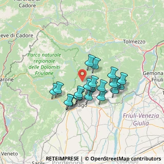 Mappa Strada Provinciale di Chievolis, 33090 Tramonti di sopra PN, Italia (10.5315)