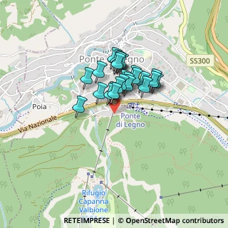 Mappa Via Fratelli Calvi, 57, 25056 Ponte di legno BS, Italia (0.28)