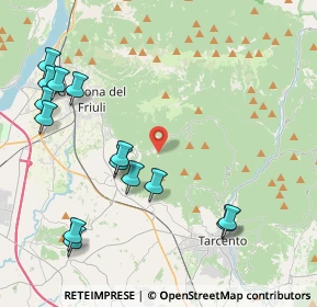 Mappa Borgo Isola, 33010 Montenars UD, Italia (4.85786)