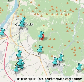 Mappa Borgo Isola, 33010 Montenars UD, Italia (6.2225)