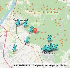 Mappa Borgo Isola, 33010 Montenars UD, Italia (4.33267)