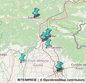 Mappa Via Pordenone, 33013 Gemona del Friuli UD, Italia (14.53182)