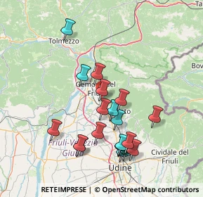 Mappa SP34, 33010 Montenars UD, Italia (14.4295)