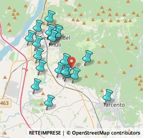 Mappa SP34, 33010 Montenars UD, Italia (3.471)