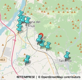 Mappa SP34, 33010 Montenars UD, Italia (4.05929)