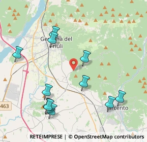 Mappa SP34, 33010 Montenars UD, Italia (4.44364)