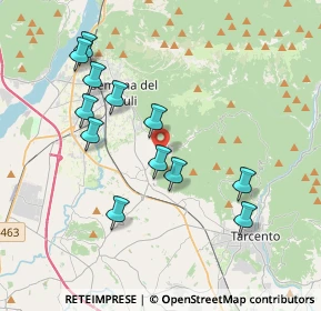 Mappa SP34, 33010 Montenars UD, Italia (3.69083)