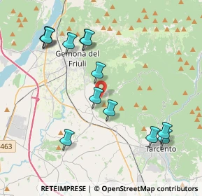 Mappa SP34, 33010 Montenars UD, Italia (4.21692)