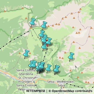 Mappa Almhotel Col Raiser, 39047 Santa Cristina Valgardena BZ, Italia (1.91905)