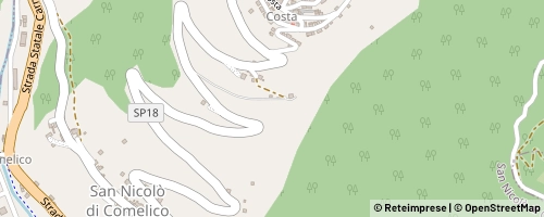 Mappa San Nicolò di Comelico