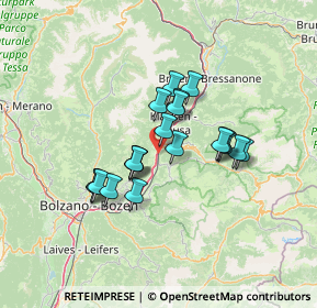 Mappa 39040 Ponte Gardena BZ, Italia (10.236)