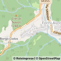 Térkép Forni Avoltri