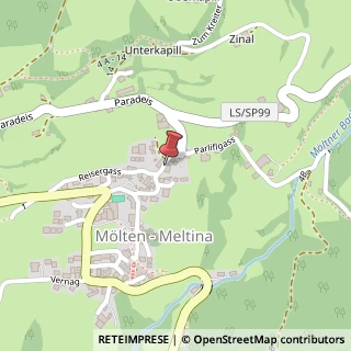Mappa Via Prof. Josef Schwarz, 18, 39010 Meltina, Bolzano (Trentino-Alto Adige)