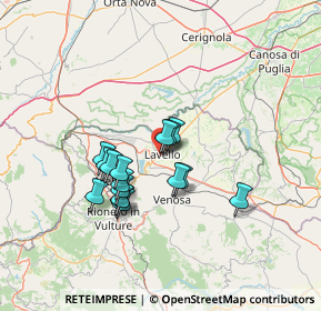 Mappa Via Pavia, 85024 Lavello PZ, Italia (11.7025)