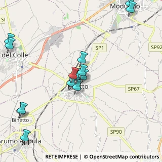 Mappa Via Giuseppe de Gennaro, 70020 Bitetto BA, Italia (2.51643)