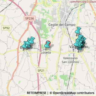 Mappa Traversa II a Strada Provinciale Ceglie Loseto, 70129 Bari BA, Italia (2.5875)