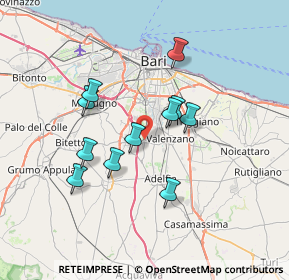 Mappa Traversa II a Strada Provinciale Ceglie Loseto, 70129 Bari BA, Italia (6.36364)