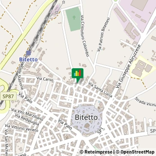 Mappa Via Pindemonte, 6/8, 70020 Bitetto, Bari (Puglia)