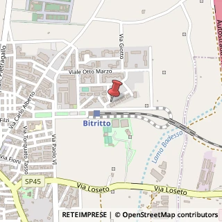 Mappa Via Generale Carlo Alberto Dalla Chiesa, 4, 70020 Bitritto, Bari (Puglia)