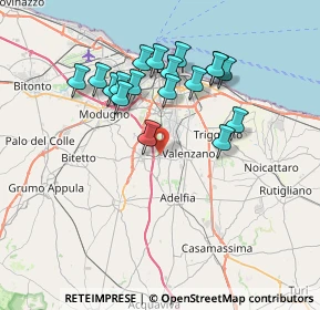 Mappa Via Virgilio Chini, 70129 Bari BA, Italia (7.25778)