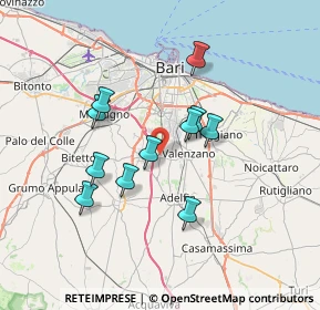 Mappa Via Virgilio Chini, 70129 Bari BA, Italia (6.35182)